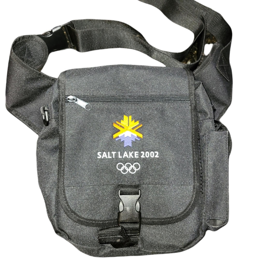 Salt Lake City 2002 Winter Olympics Crossbody Pack Bag Unisex